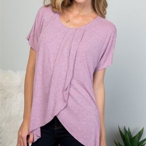 🆕️ Lavender Pleated Top